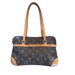 Louis Vuitton Authentic Vintage Mini Coussin Monogram Canvas Shoulder Bag RARE